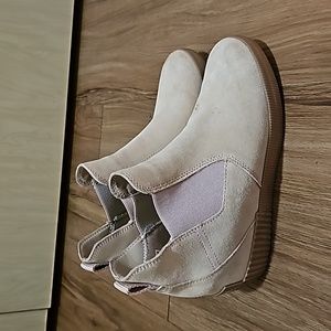 Sorel Tan Out N About Slip On Wedge Womens 10